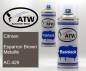 Preview: Citroen, Esparron Brown Metallic, AC-429: 400ml Sprühdose + 400ml Klarlack - Set, von ATW Autoteile West.